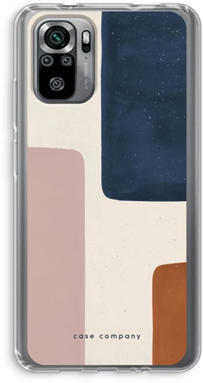 Case Company® - Hoesje geschikt voor Xiaomi Redmi Note 10S hoesje - Geo #5 - Soft Cover Telefoonhoesje - Bescherming aan alle Kanten en Schermrand