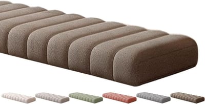 Bankkussen - Zitkussen - Buiten Zitten - Antislip Ontwerp - 50 x 110 cm - Koffie
