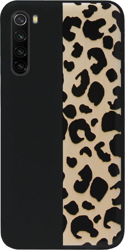 ADEL Siliconen Back Cover Softcase Hoesje Geschikt voor Xiaomi Redmi Note 8T - Luipaard Bruin