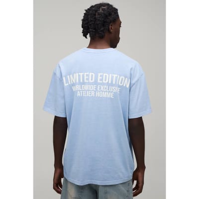 Oversized T-shirt Limited Edition | Dusty Blue | Size XS