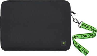 Neopreen Laptophoes 13 inch - Kras- en Waterbestendig - Gewatteerde Binnenvoering - Snag-Free Velcro - Inclusief Muismat - Zwart