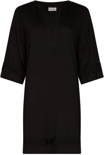 Pastunette Premium - Jurk - Ivory Shore - Viscose - Zwart - Maat 36