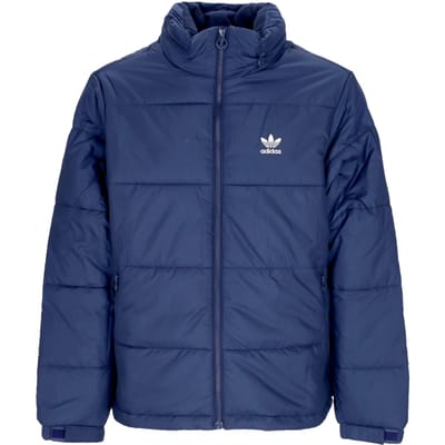 Essentials gewatteerd puffernacht-indigo donsjack voor heren