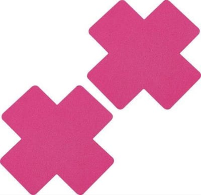 *** 2 Paar Pink Nipple Stickers - Tepel Plakker - Steentjes wit - Tepelstickers Pinch - Nipple Sticker - Tepel Plakker - Tepelstickers - van Heble® ***