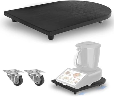 Glijplank voor Thermomix TM7 - Hoogwaardige rolplank - 360° wielen - Antislip rubberen voetjes - Veilig en praktisch - Gemakkelijk te verplaatsen
