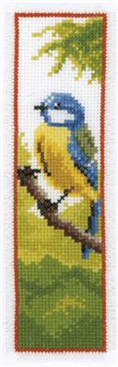 Vervaco - Bladwijzer kit - Vogeltje - PN-0011274 - Borduren - Borduurpakket - Borduurpakket volwassenen - Borduurpakket kind