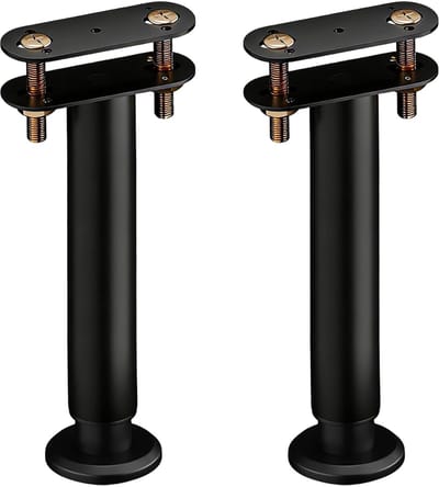 Bedpoten, in hoogte verstelbare bedpoten, 25-42 cm, metaal, intrekbaar, middensteunpoten, reserveonderdelen voor bedsteun, bank, kast, tafel