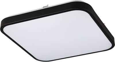 Licht-Erlebnisse - Luke - LED - Plafonnière - 4000K - 1500lm - van - Metaal kunststof - in - Zwart