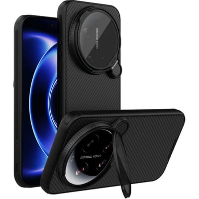 Nillkin, Hoesje geschikt voor Xiaomi 17 Ultra - CamShield Prop & Camera Schuif, Zwart