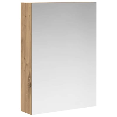 vidaXL - Badkamerspiegelkast - Artisanaal - eiken - 50 - x - 14,5 - x - 70 - cm