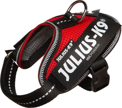 Julius-K9 IDC Powair-tuig - 3XS - Baby1 - Rood