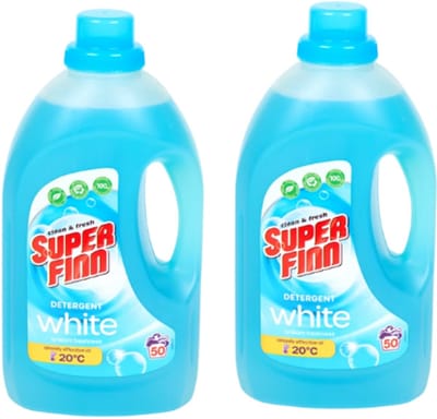 Superfinn wasmiddel Wit 50 wasbeurten X2