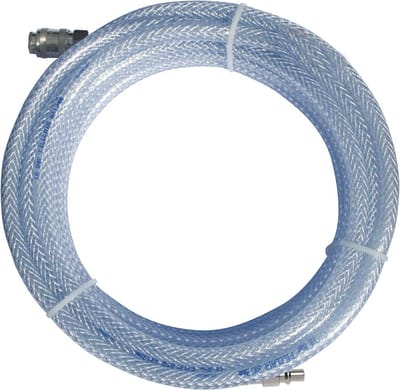 CriKo persluchtslang - 10 meter - Met koppelingen - Nylon versterkt PVC - Max 15 bar