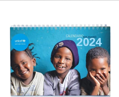 Wandkalender 2024 met Notitieblok en Weekplanner voor 14 Maanden