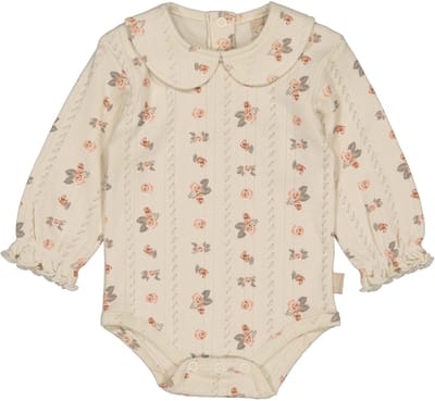 Levv Meisjes Romper Layla Sand Flower maat 62