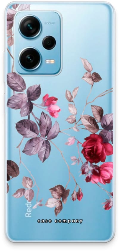 Case Company® - Hoesje geschikt voor Xiaomi Redmi Note 12 Pro Plus hoesje - Mooie bloemen - Soft Cover Telefoonhoesje - Bescherming aan alle Kanten en Schermrand