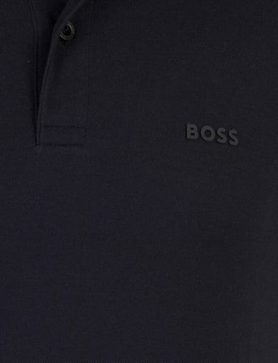 Polo BOSS green donkerblauw 2-knoops pique