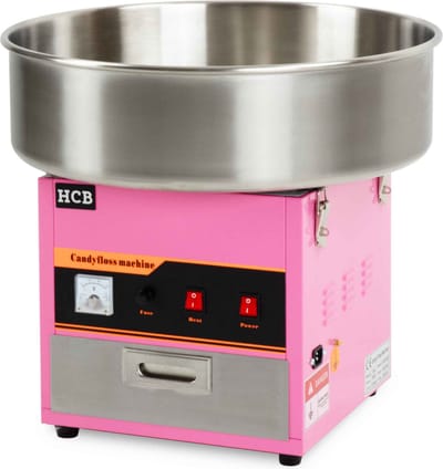 HCB® - Professionele Suikerspinmachine - 230V - Horeca Suikerspin machine - 52x52x82 cm (DxBxH) - 21 kg - 2140