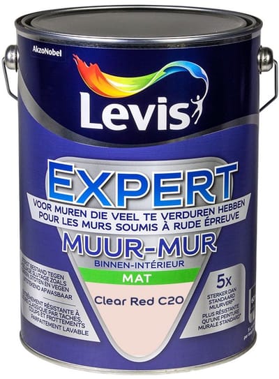 Levis - Expert Muur Binnen Mix - Clear Red C20 - Mengverf - 5 L