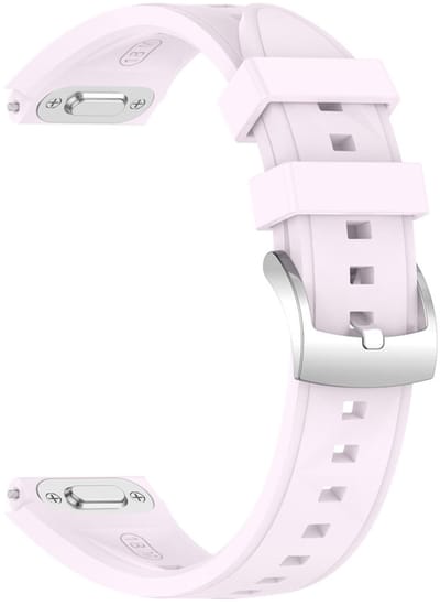 Siliconen bandje - geschikt voor Garmin Venu 2s / 3s / 4 (41mm) / Vivoactive 4s / Forerunner 255s / 265s - Huawei Watch GT 5 Pro - 42mm / GT 6 / GT 5 / GT 4 - 41mm - ice - roze