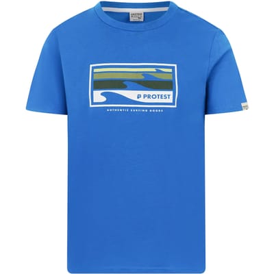 Protest PRTHanwell - T-shirt Heren - Korte mouwen - Ronde hals - Normale pasvorm - Crème