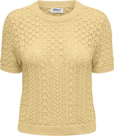 ONLY - ONLSAGA SS O-NECK KNT NOOS Dames Vest