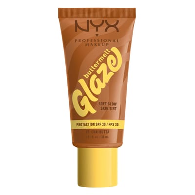 NYX Professional Make Up Buttermelt Glaze Chai Butta Foundation - Tot 12 uur draagtijd - SPF 30 bescherming - 5 - 30ml