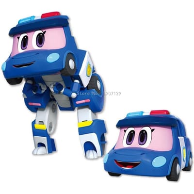 2018 Nieuwste ABS Min Vervorming Gogo Dino Actiefiguren REX Transformatie Auto Vliegtuig Motorboot Kraan Dinosaurus speelgoed voor Kinderen