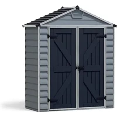 Canopia Metalen Tuinhuis Skylight - Grijs - 90x185cm - Met Vloer