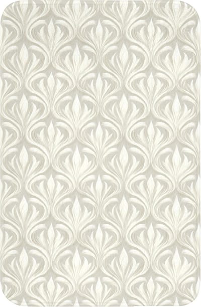 WC mat 40x60 cm - Antislip - Barok - Patroon - Beige - Toiletmat - Vloermat - Douchemat - Toilet tapijt - Toiletmatten