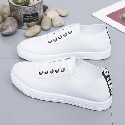 Platte Ademende Sports All-match Dunne Schoenen Dames Lente en Zomer Canvas Schoenen 35