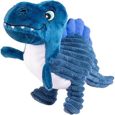 Duvoplus - Speelgoed Voor Dieren - Hond - Pluche Dino Brontosaurus Corduroy 25x11x25cm Blauw - 1st