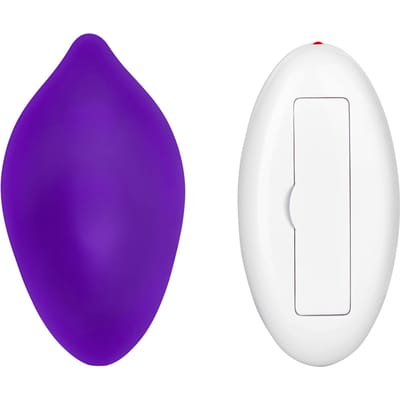 Oplegvibrator van siliconen met afstandsbediening, 8 cm