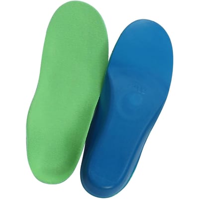 Orthèse Pieds Plats Soutien de la Voûte Plantaire Coussin Semelles Intérieures Semelles Rembourrées pour Enfants (22cm) gray