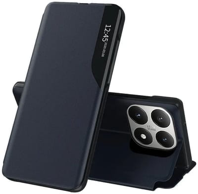 Hoesje geschikt voor Xiaomi 15T - Techsuit eFold Book Case - Donkerblauw