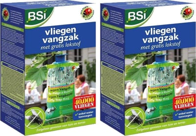 BSI Vliegen Vangzak met Ecologische Lokstof - 2 stuks