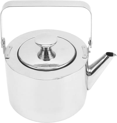 Roestvrijstalen Ketel - Theepot Fornuis - Water Koken - Met Ingebouwde Zeef - 1 Liter - Zilver