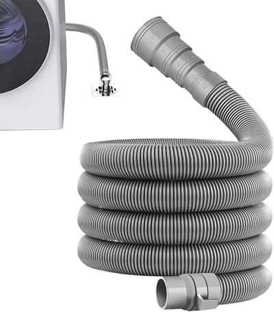 Afvoerslang Set - Verlengingspijp Riool - Camper Afvoer - Opvouwbaar Verstelbaar - Tot 1000cm - Grijs
