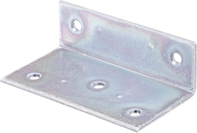 Versterkingshoeken Geel Verzinkt 40x25x75mm Set van 50 Stuks Krachtige Houtverbindingen