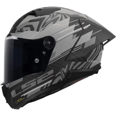 LS2 FF805 Thunder GP Aero Polar Mat Zwart Integraalhelm - Helm