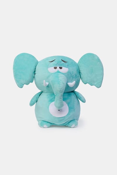 Woody - knuffel groot - olifant - 261-10-GTO-V/030 - 50 cm