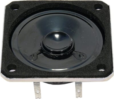 Visaton K 50 SQ - 8 Ohm 2 inch 5 cm Mini-luidspreker 2 W 8 Ω Zwart Kunststof membraan