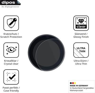 dipos – 2x Beschermfolie geschikt voor Meraki Espresso Machine | Krasbestendige & heldere Screenprotector Ultra-Thin