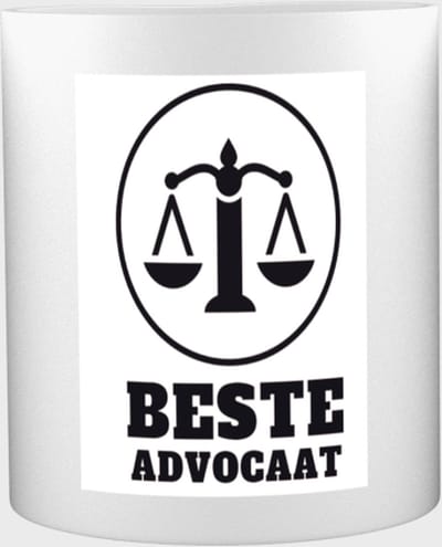 Beste advocaat Mok met opdruk - beste advocaat - collega - cadeau - 350 ML inhoud