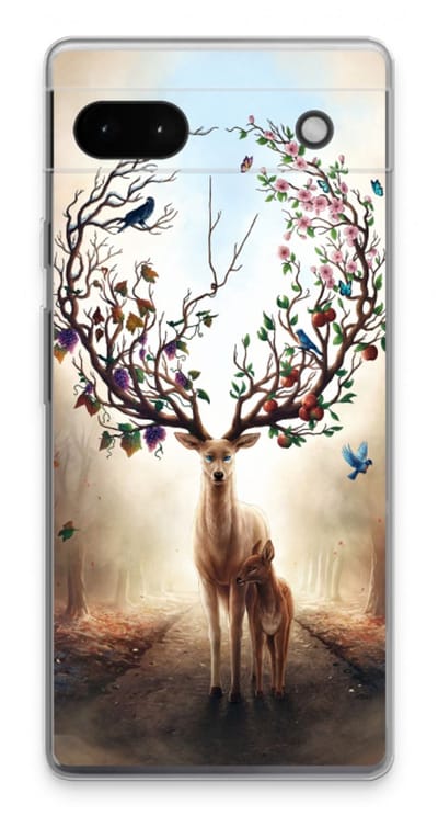 Case Company® - Hoesje geschikt voor Google Pixel 6a hoesje - Seasons Change - Soft Cover Telefoonhoesje - Bescherming aan alle Kanten en Schermrand
