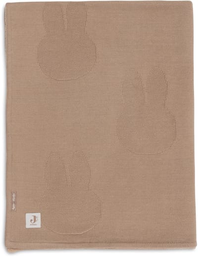 Jollein Baby Deken Wieg - 75x100cm - Miffy - Biscuit/Velvet
