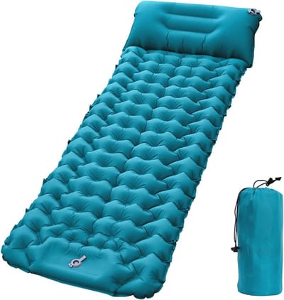 Outdoor Opblaasbare Matras voor Camping en Picknick - Vochtbestendig en Draagbaar