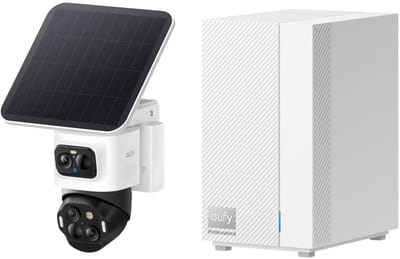 eufy HomeBase Professional S1 + eufy Security eufyCam S4 triple lens Bullet-PTZ - 4K UHD - 360° Pan & Tilt - auto-tracking - Kleurennachtzicht - Bundelvoordeel