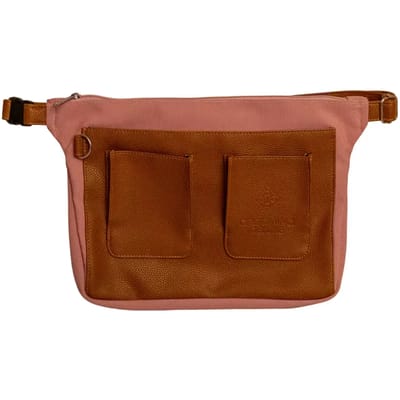 Grooming Deluxe - Vlecht heuptasje canvas oude rose