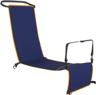 Reis Hangmat - Voetensteun Vliegtuig - Comfortabel Reizen - Ergonomisch Ontworpen - One Size - Marineblauw